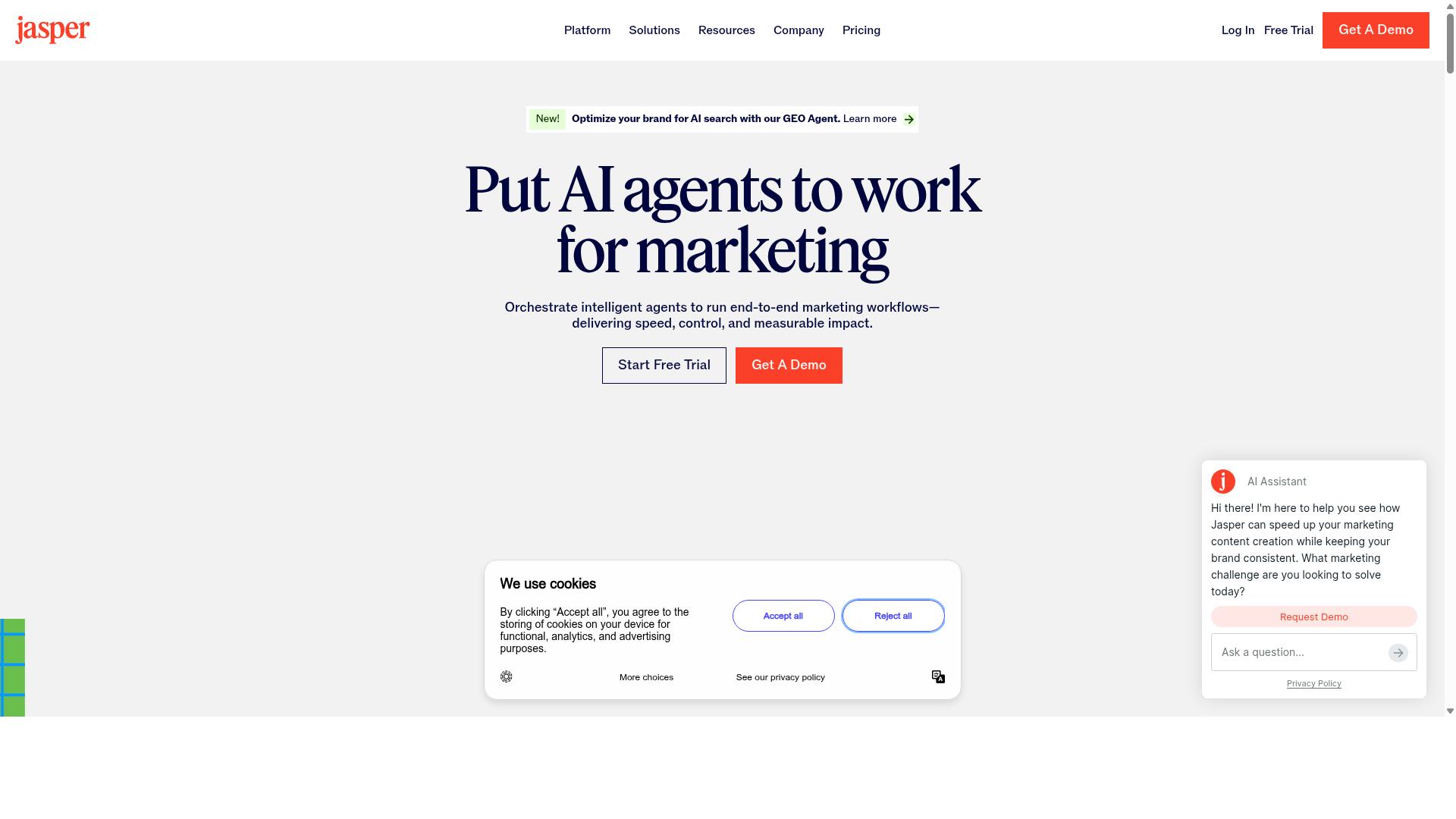 Jasper website