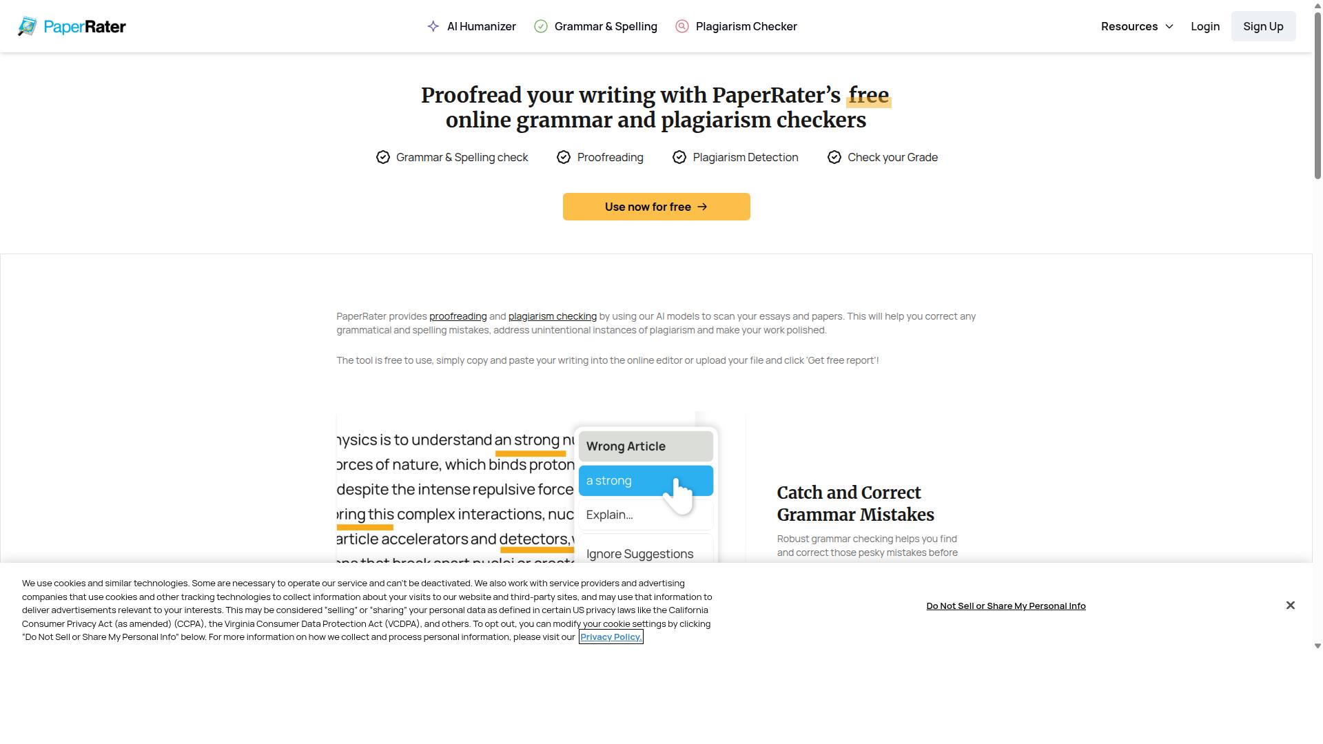 Paper Rater (PaperRater.com) website